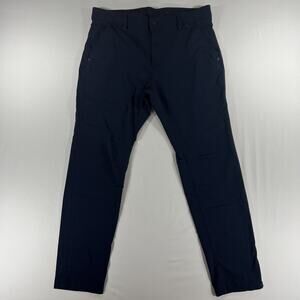 Projek Raw Pants Mens 36x30 Blue Classic Fit Stretch Chino Performance Casual